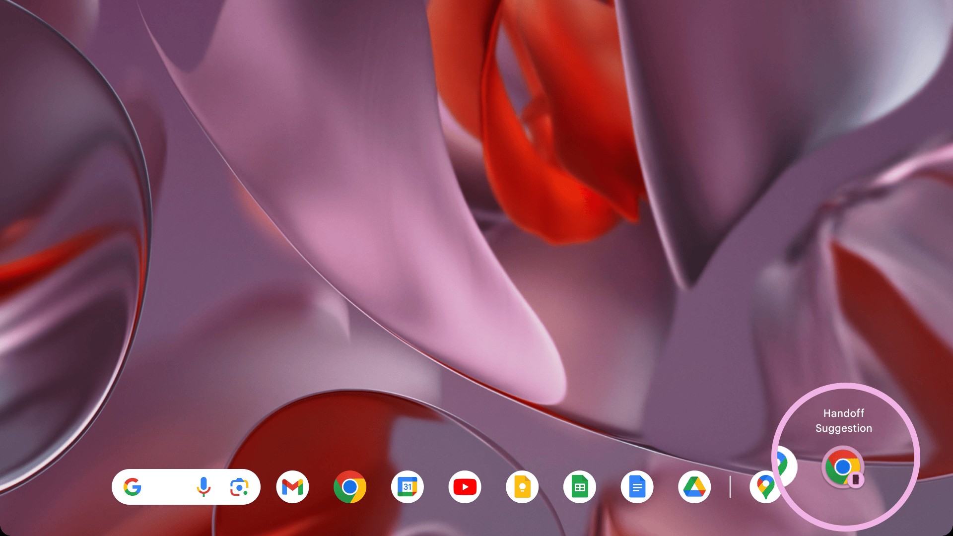 a hand-off like feature on an Android tablet