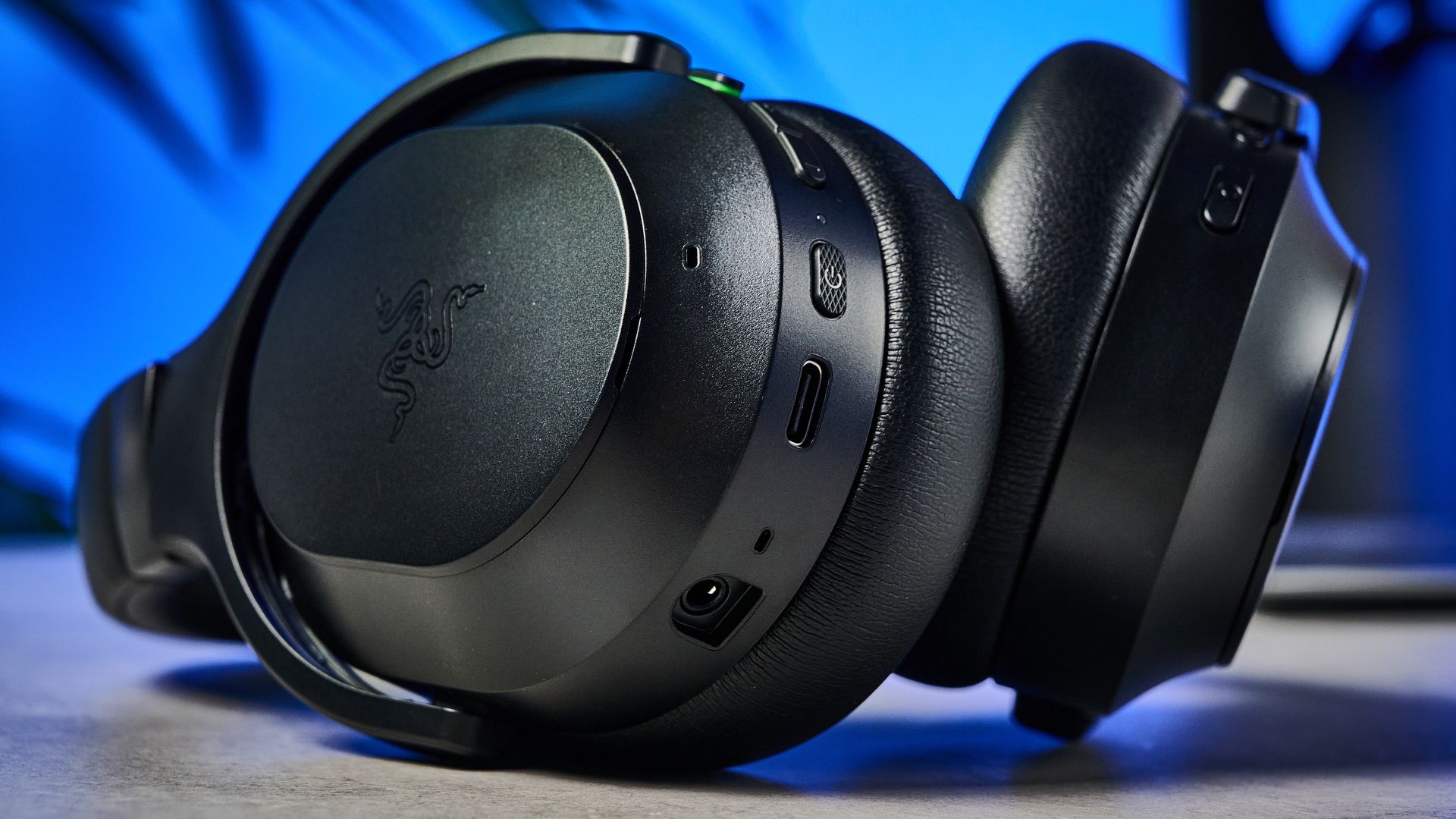 A black Razer Barracuda V2 Pro gaming headset