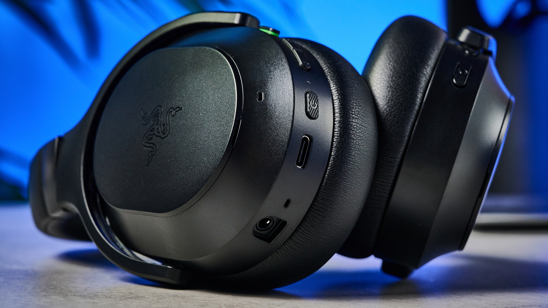 A black Razer Barracuda V2 Pro gaming headset