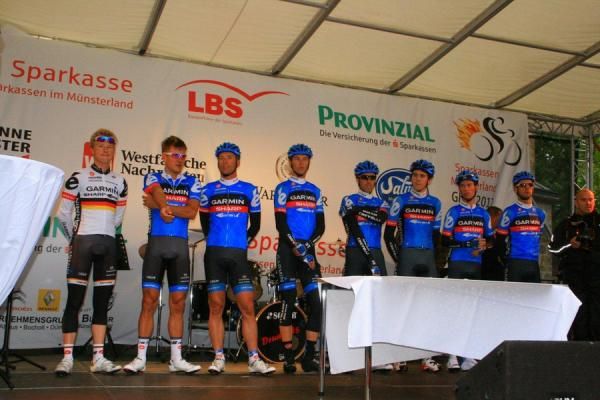 Team Garmin-Sharp in Stadtlohn