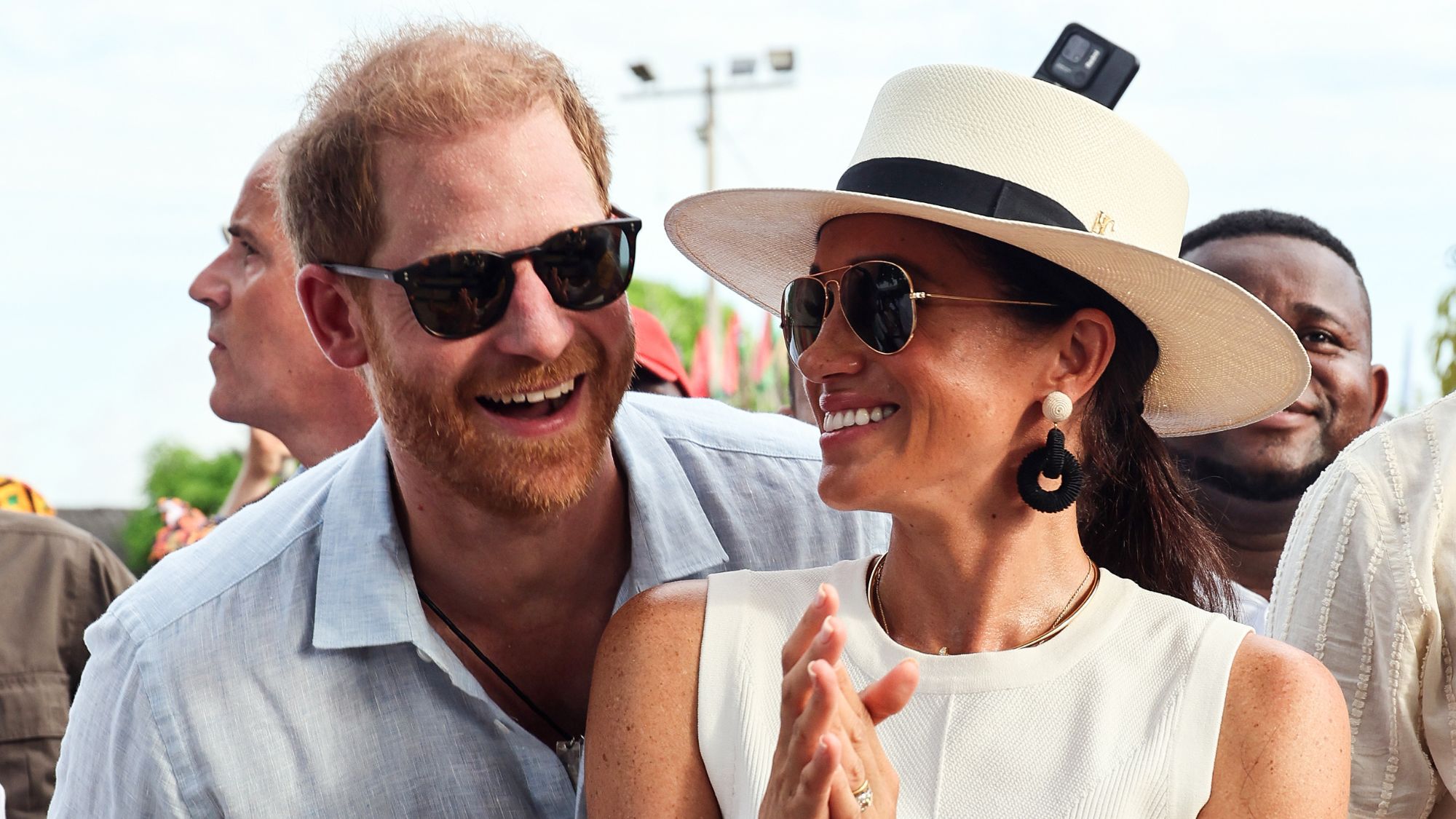 The Duke and Duchess of Sussex on tour in Colombia