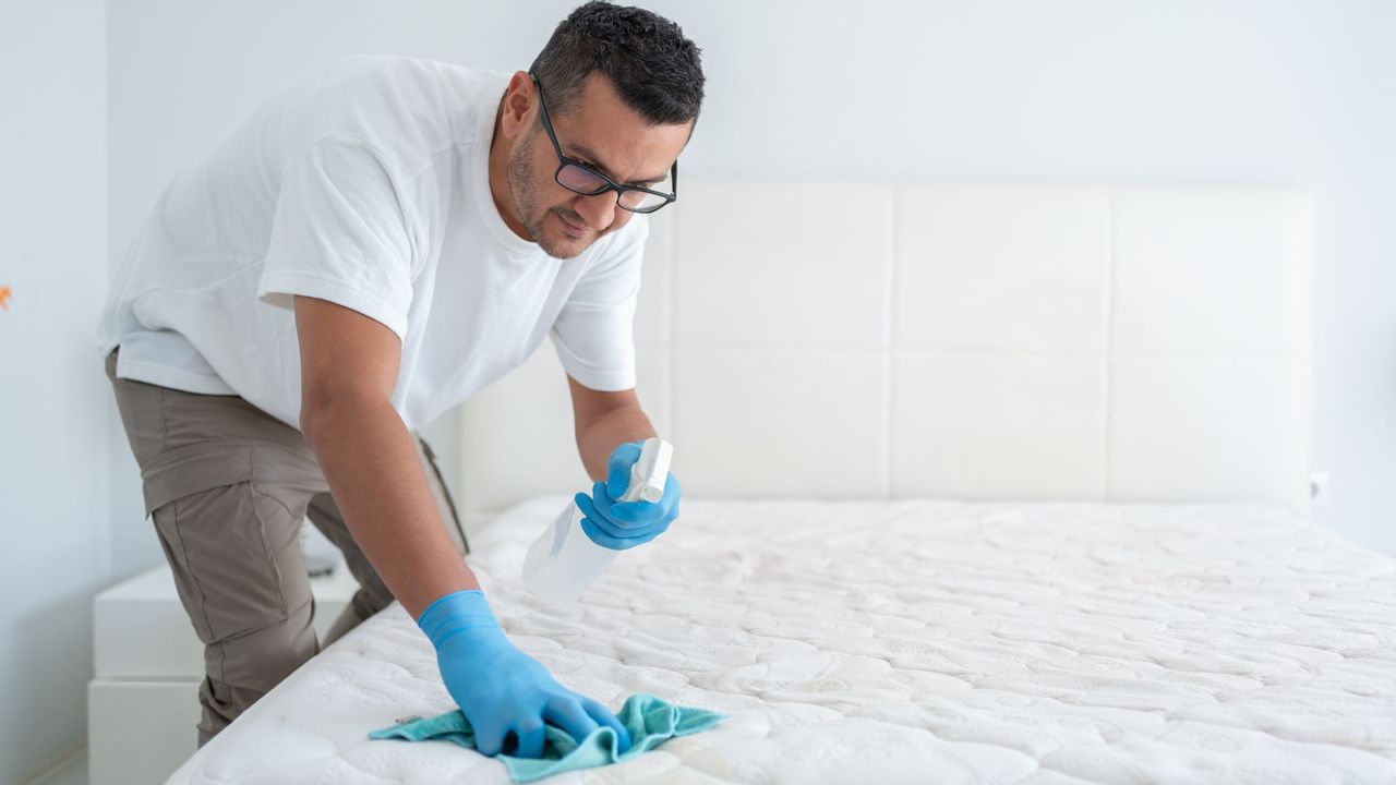 Not baking soda — this disinfectant is best for cleaning a mattress and getting rid of stains and smells, says upholstery experts