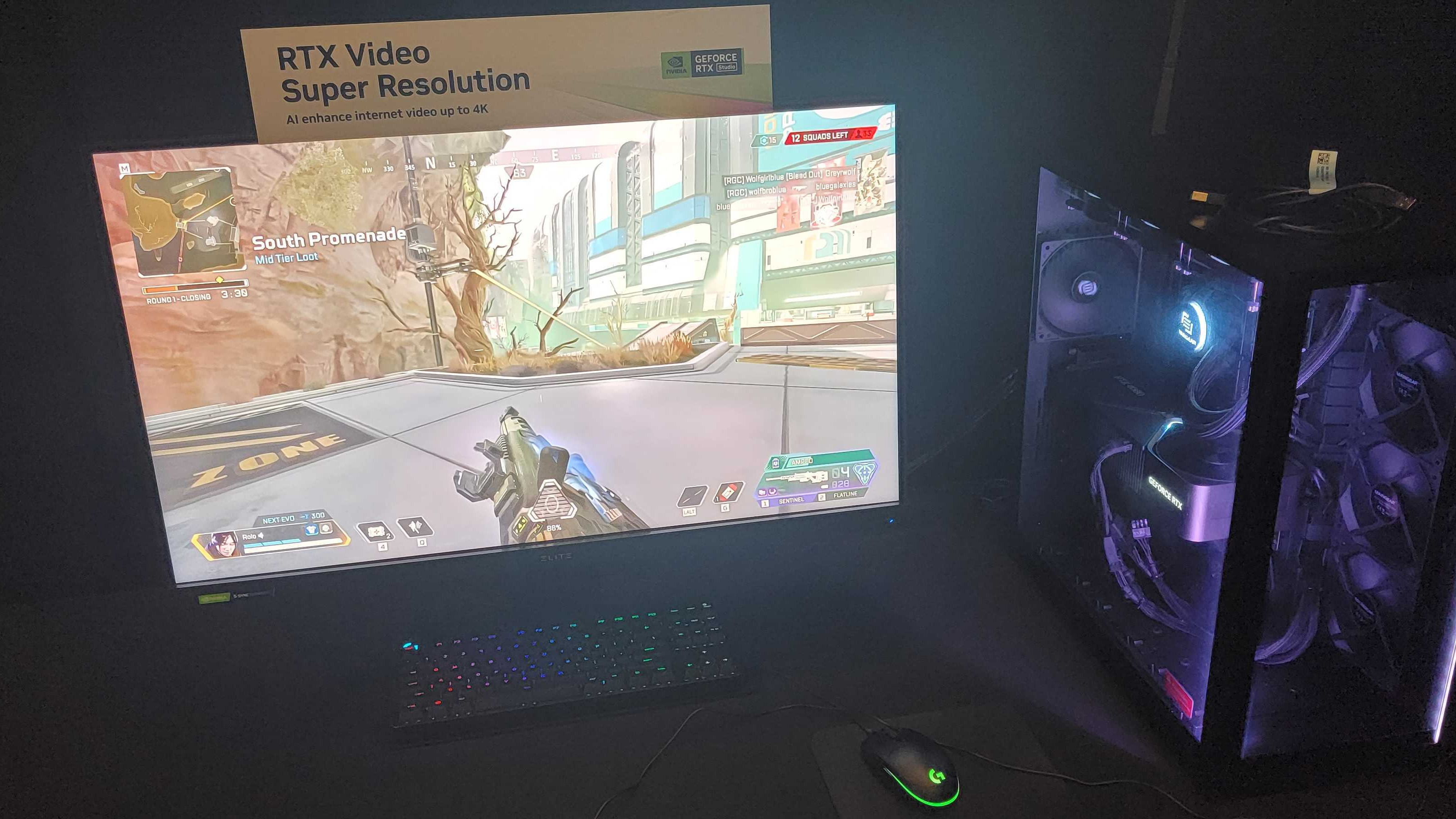 Nvidia RTX Video Super Resolution Demo