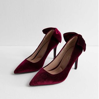 New Look velvet heels