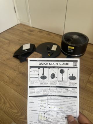 Shark FlexBreeze Fan quick start guide