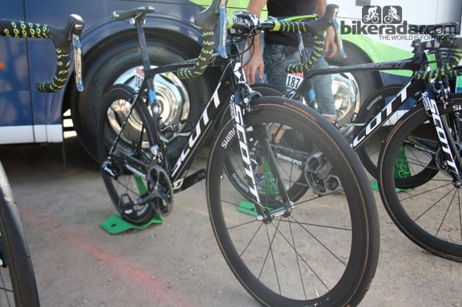 Stuart O&rsquo;Grady (Orica-GreenEdge) is riding the new Scott Addict SL, unveiled earlier this week in Switzerland &ndash; he was first spotted riding the frame March at the Tour of Flanders