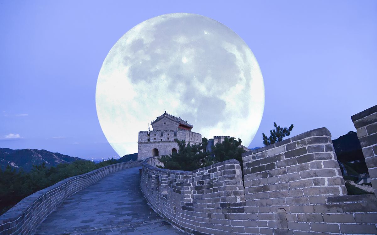 The wall of China is really visible from the moon? — Steemit