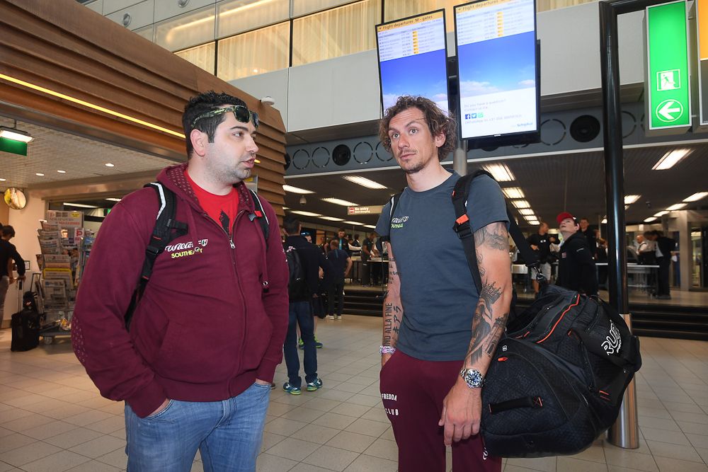 Filippo Pozzato on the first rest day.