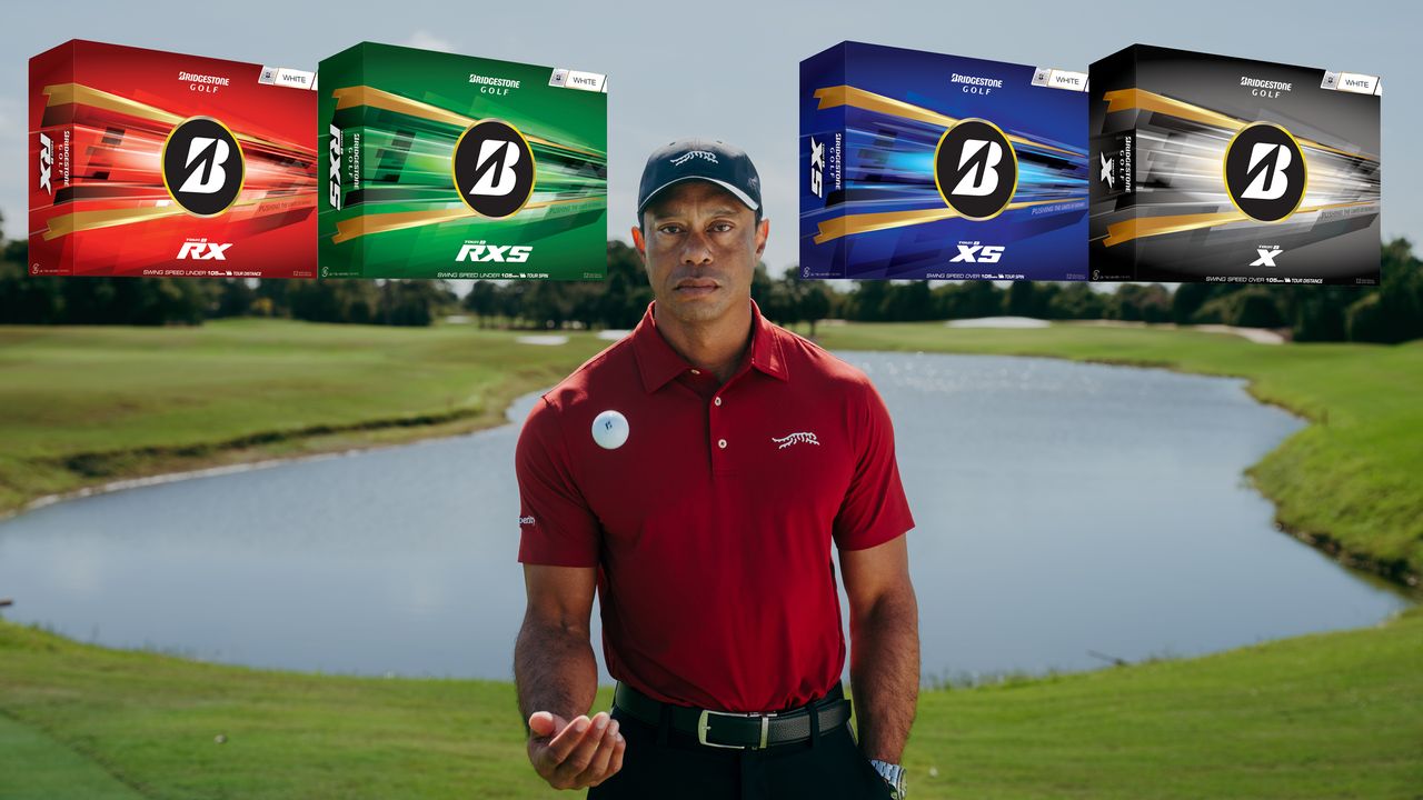 New Bridgestone Tour B Balls 2026 Tiger Woods