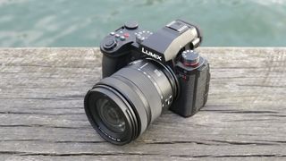 Panasonic Lumix S5 II camera on a white background