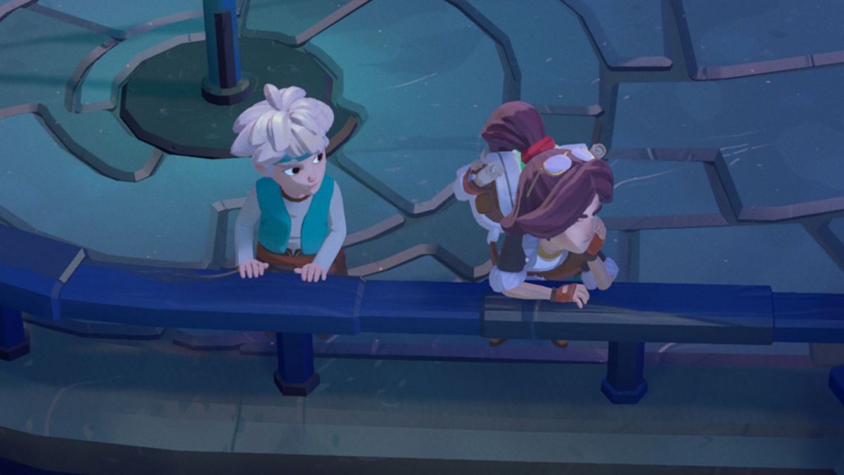 Moonlighter 2: The Endless Vault gameplay screenshots showing the character Will in the village of Tresna and exploring various dungeons.
