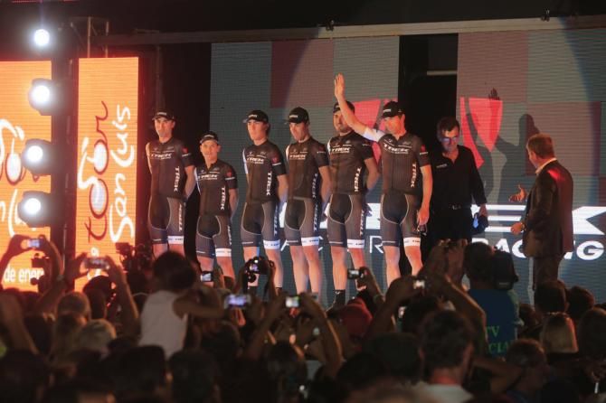 The black kit of Trek Factory Racing