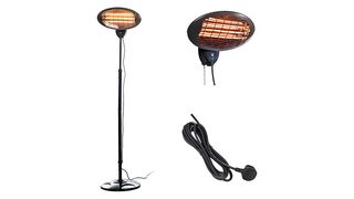Floorstanding and wall-mounted outdoor heater