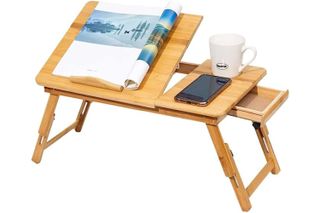 The Bamboo Portable Computer Table