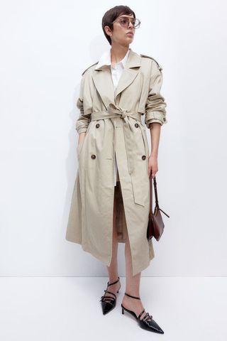 Twill Trench Coat