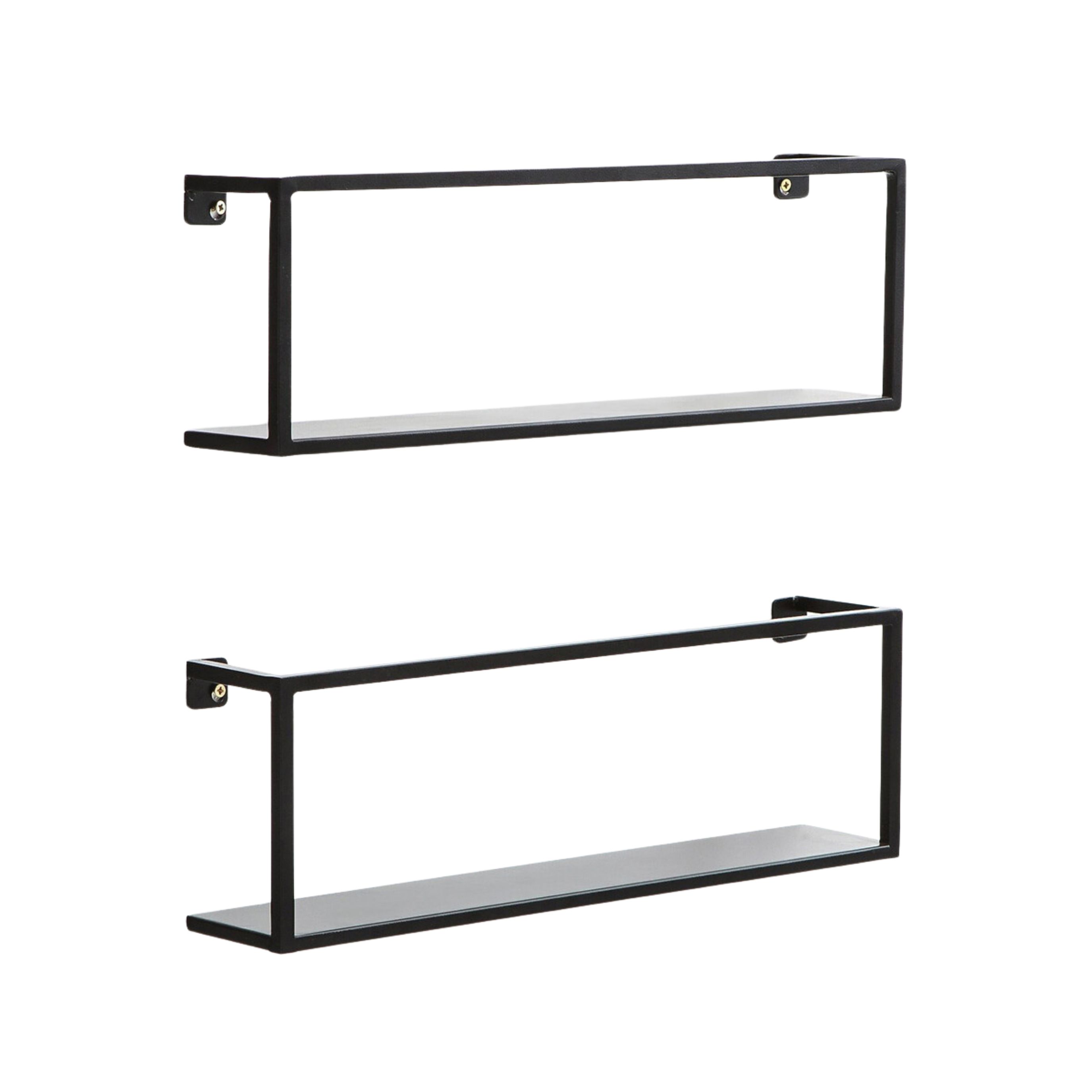 LA REDOUTE INTERIEURS, Miva Metal Wall Shelves, Set of 2