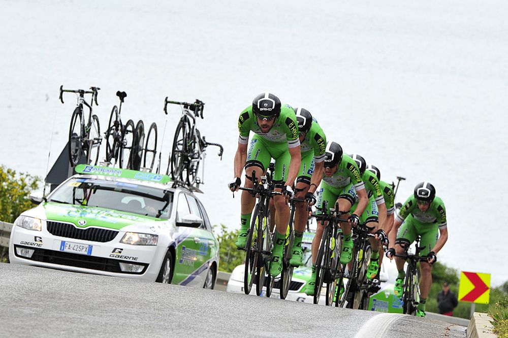 Bardiani-CSF at the team time trial at Tour of Croatia