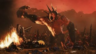 Different factions battling in Total War: Warhammer 3 DLC Omens of Destruction