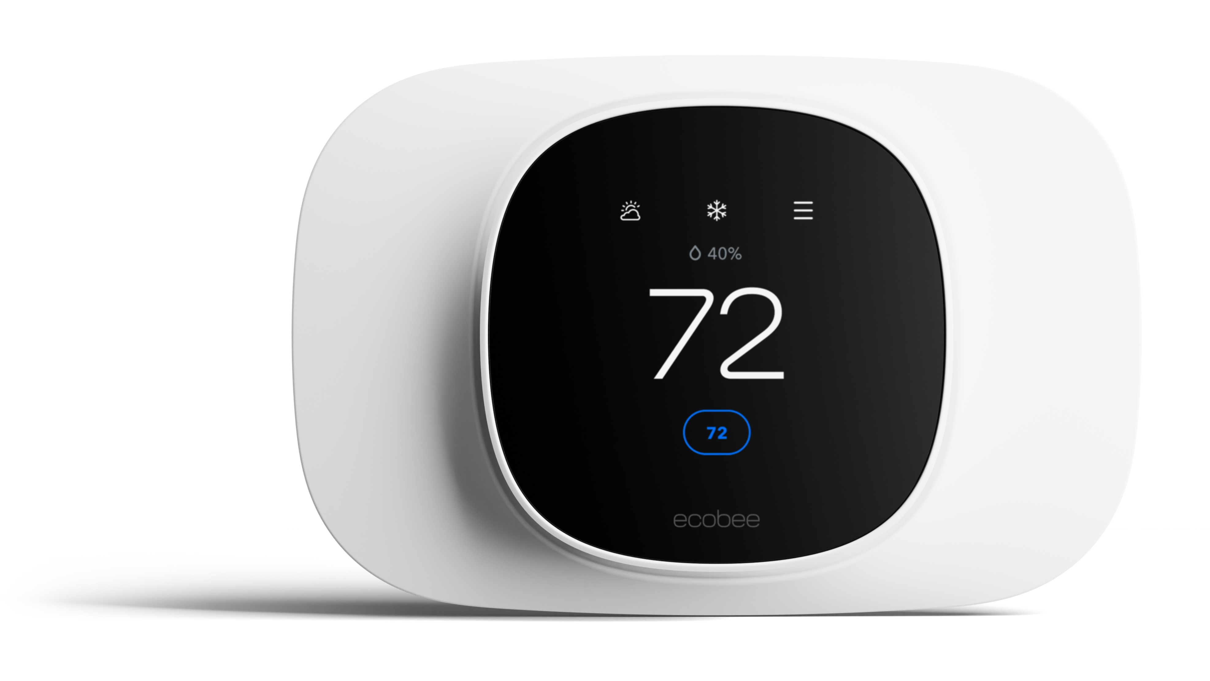 Ecobee Smart Thermostat Essential on white background