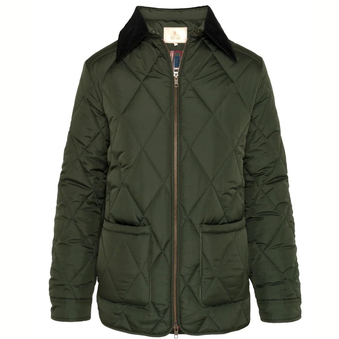 House of Bruar Islay Quilted Jacket Forest