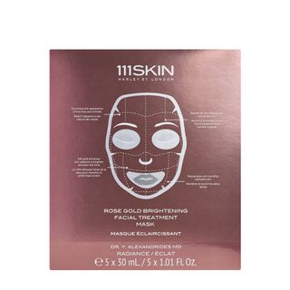 Rose Gold Brightening 5-Piece Facial Treatment Mask Set