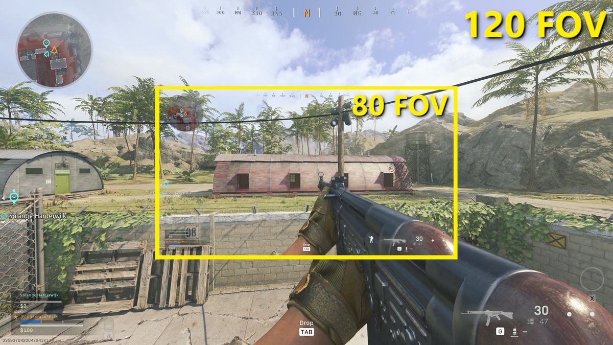 Call of Duty Warzone console players are clamoring for an FOV slider