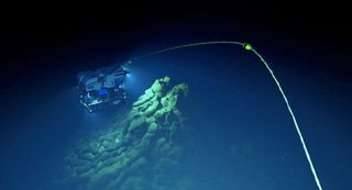 The deepest-known undersea volcano has been discovered in the western Pacific Ocean.