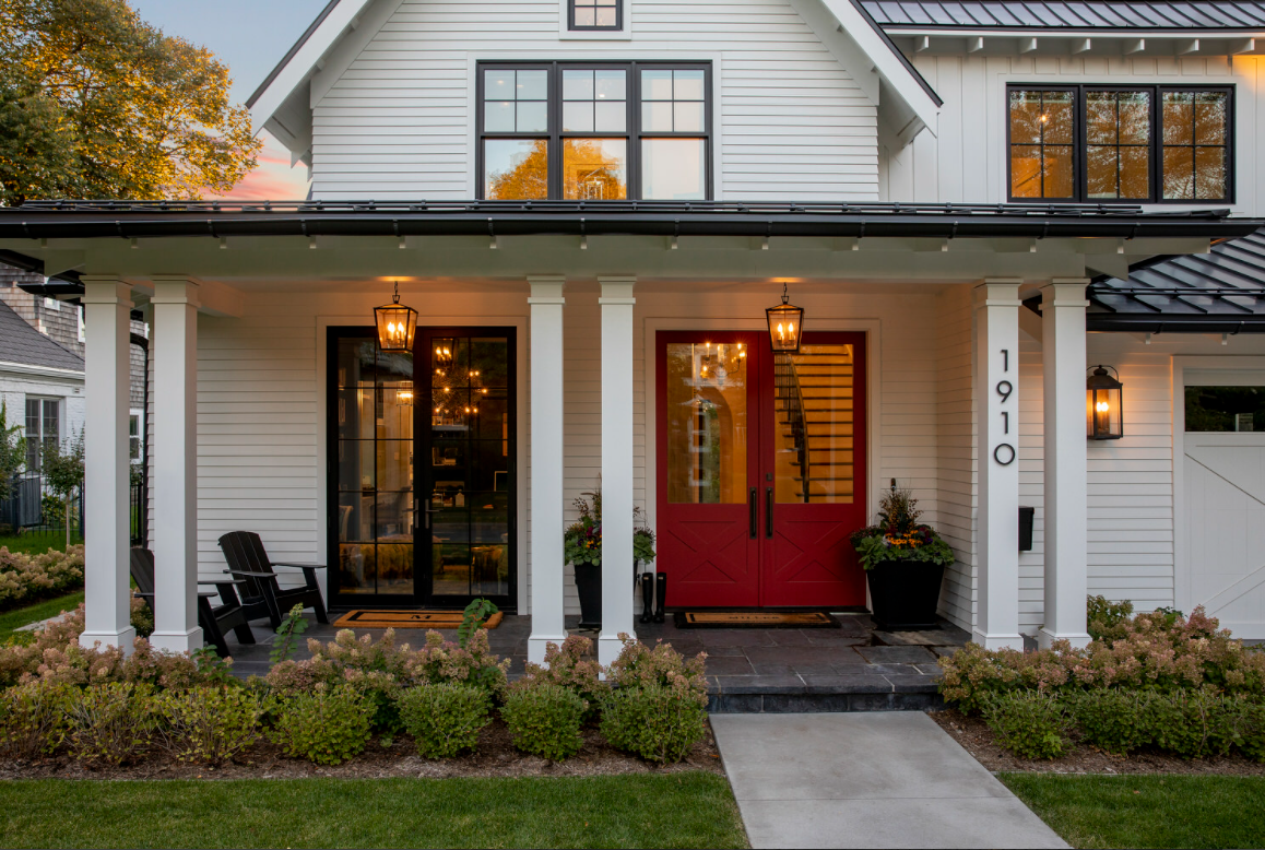 swan architecture modern front porch paint idea