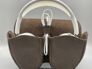 Capra Leather Airpods Max Case Open