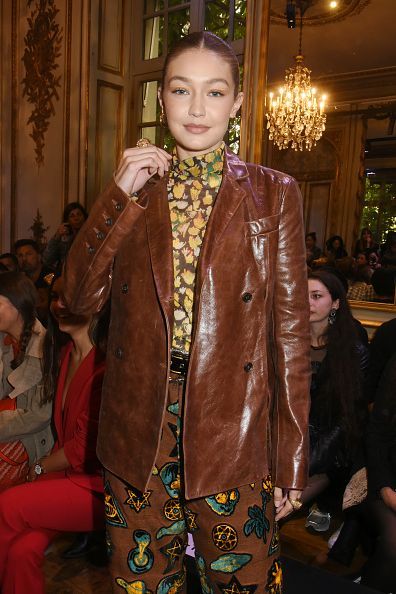 paris, france september 29 gigi hadid and guests attends the each x other womenswear springsummer 2020 show as part of paris fashion week on september 29, 2019 in paris, france photo by foc kanwireimage