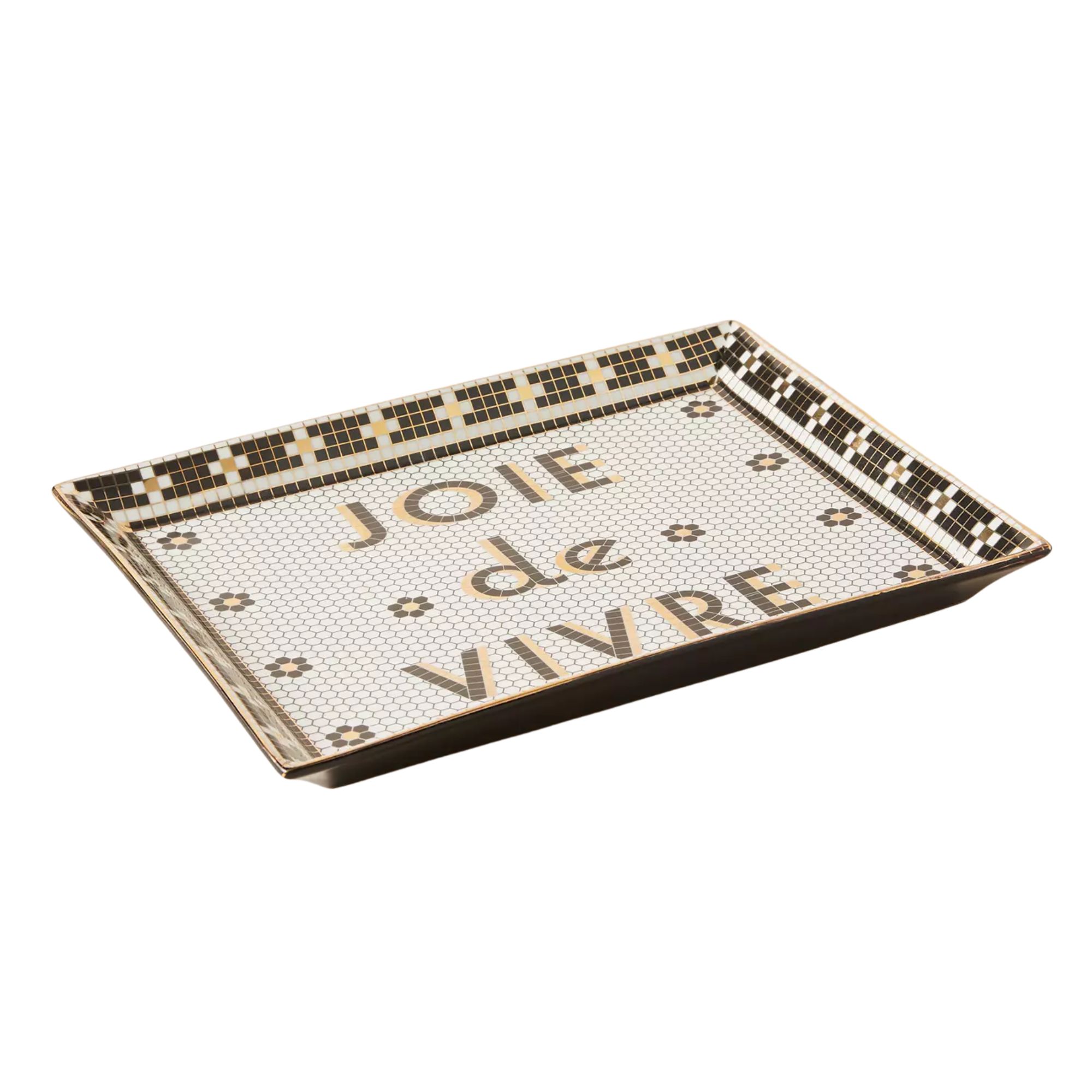 Anthro ceramic bistro tray