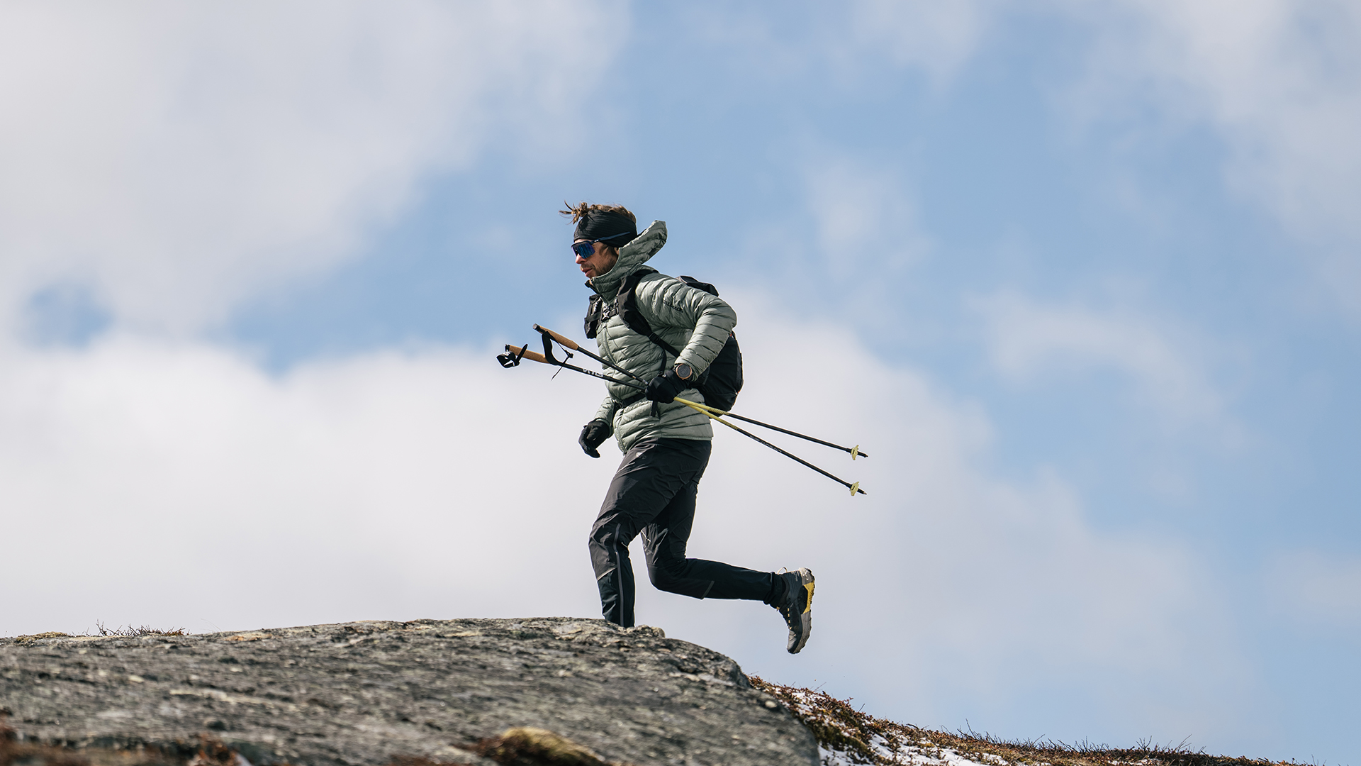 Runners and hikers using Silva's SS26 poles