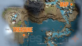 God of War Mining Glory treasure map
