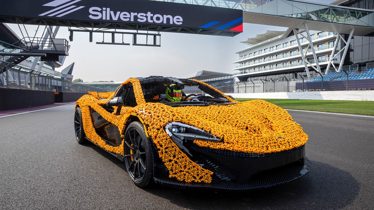 Lego creates life-size, drivable McLaren P1 that uses almost 343,000 Technic pieces and can hit 40mph