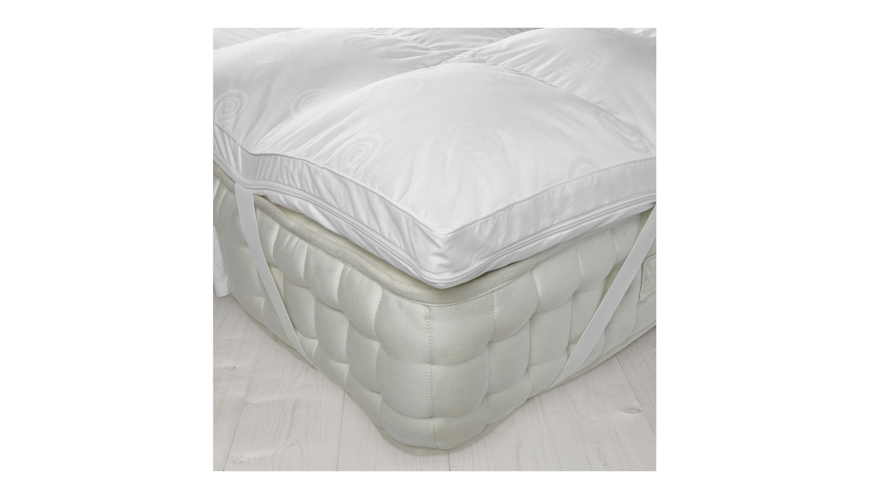 luxury memory foam with microfibre mattress topper