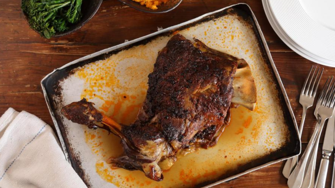 Moroccan lamb shoulder