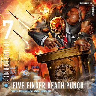 Five Finger Death Punch And Justice For None album cover