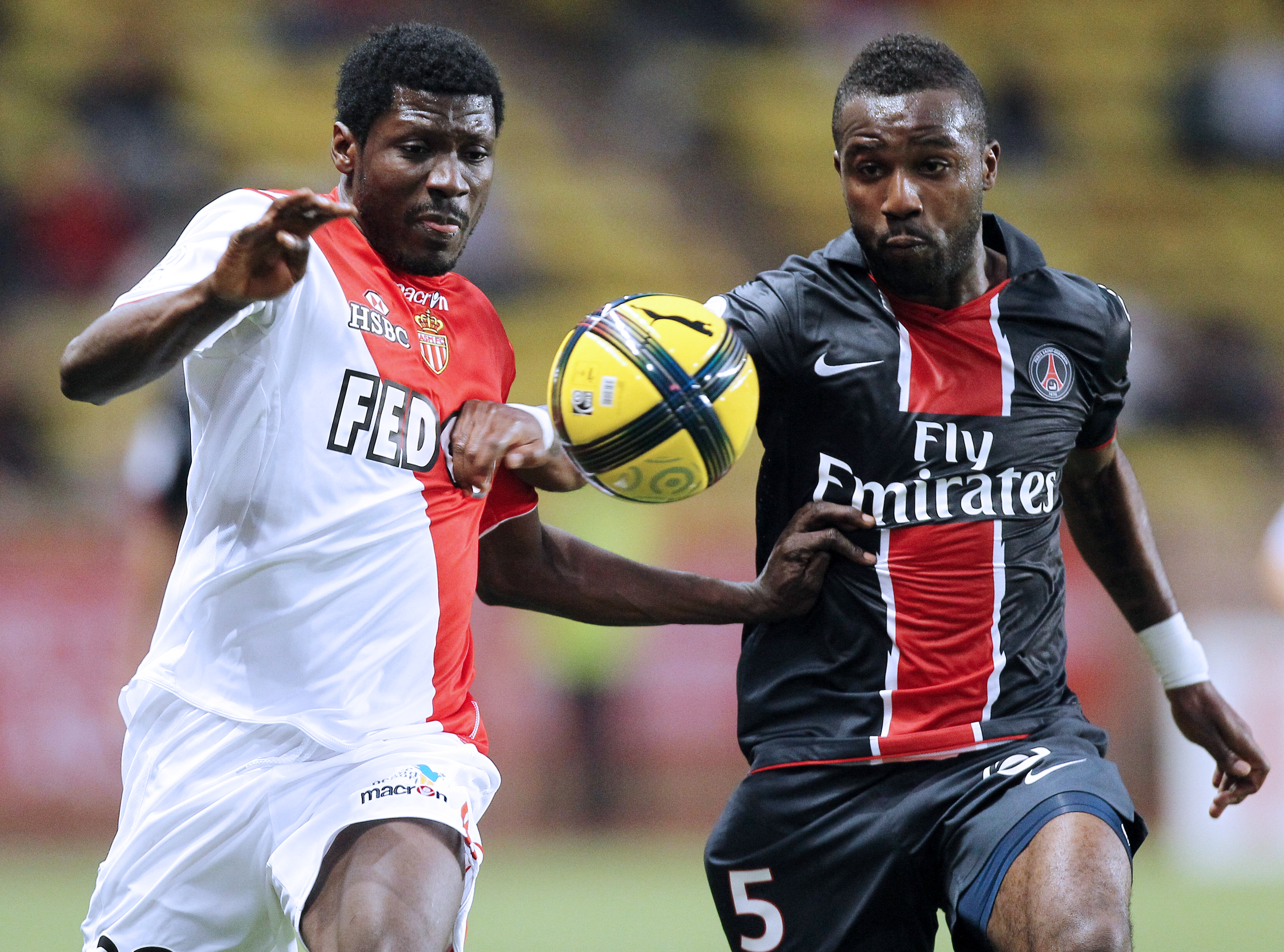 Monaco vs Paris Saint-Germain in May 2011.