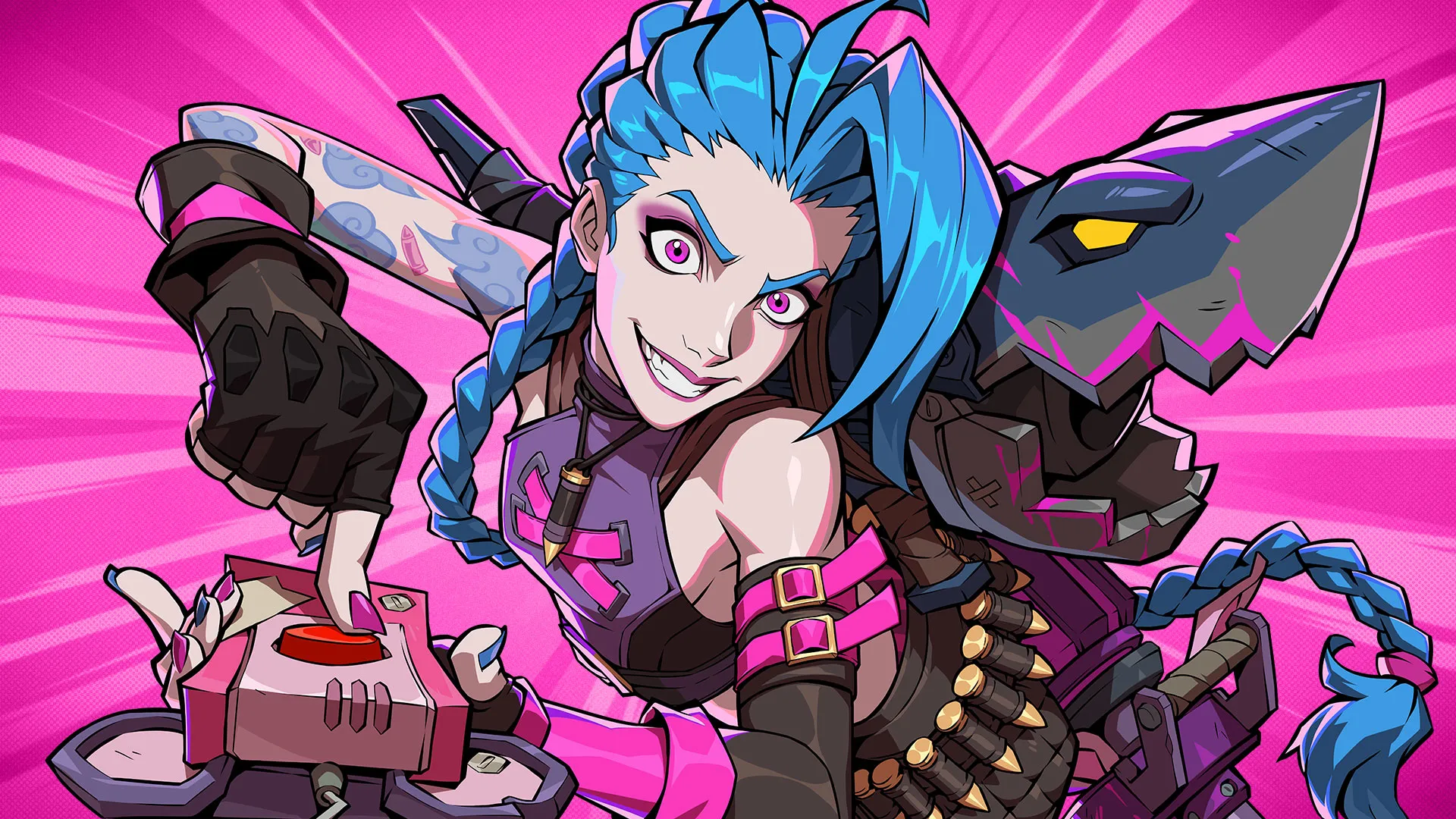 Following Arcane’s season 2 premiere, Riot drops our first look at Jinx’s moves in fighting game 2XKO