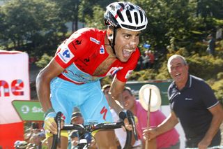 Fabio Aru on stage sixteen of the 2015 Tour of Spain (Watson)