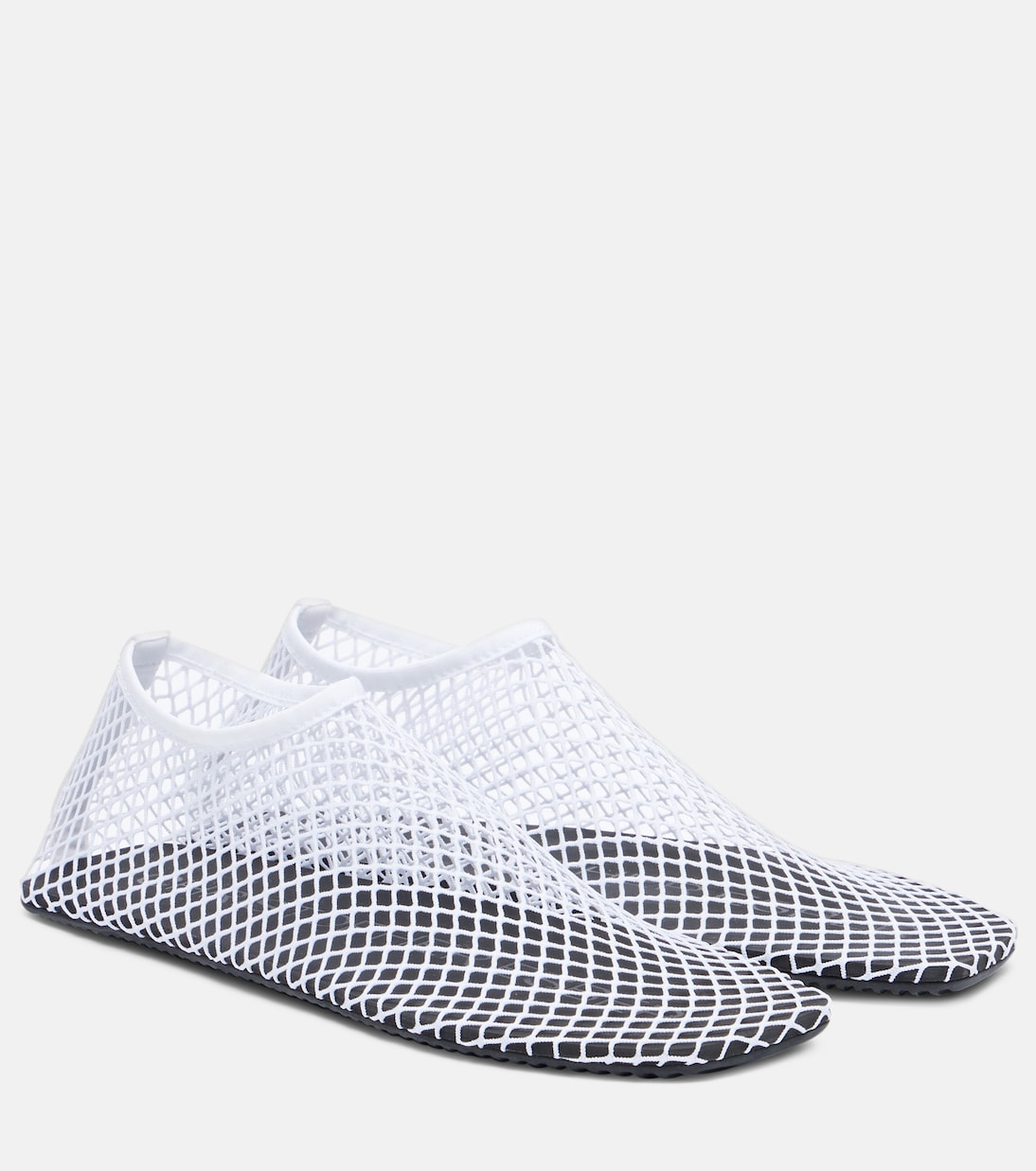 Mesh slip-on shoes in white - Christopher Esber