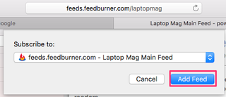 safari rss sidebar subscriptions addfeed