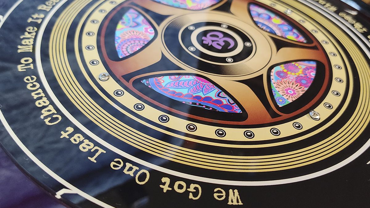 Close up detail shots of Dave Petillo's guitar for Hank Azaria
