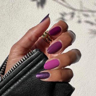 @themaniclub purple manicure