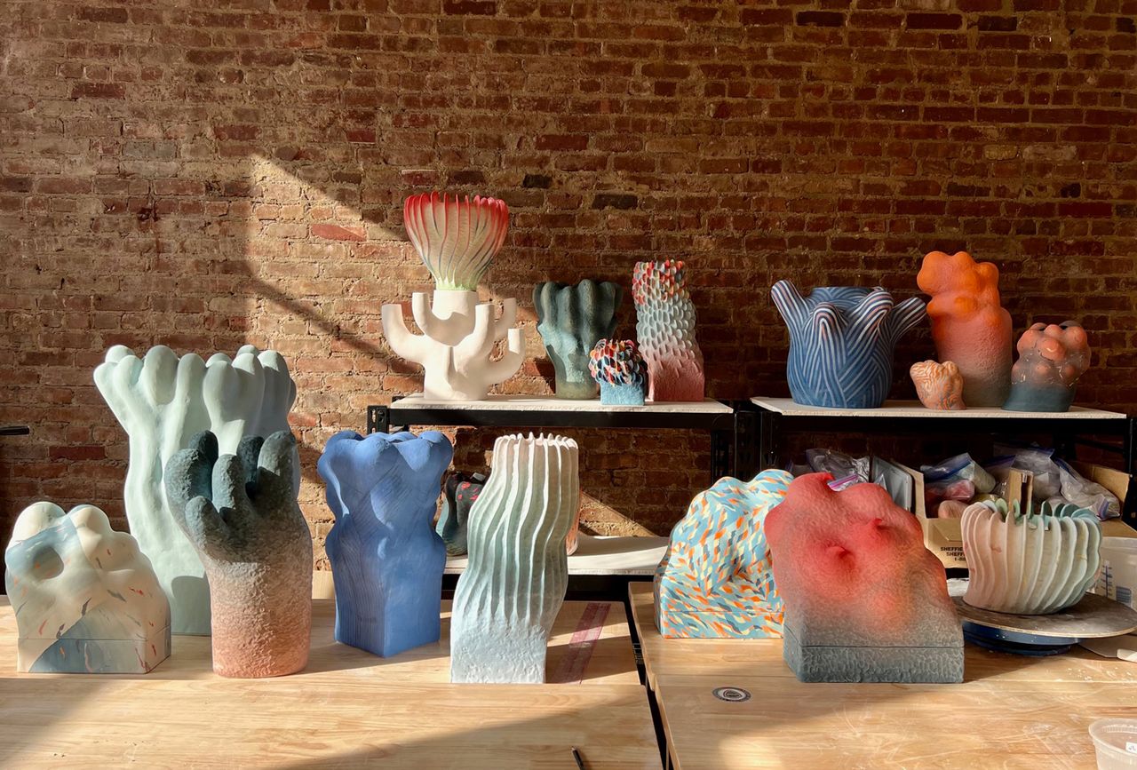 The studio of Ceramic artist Janny Baek