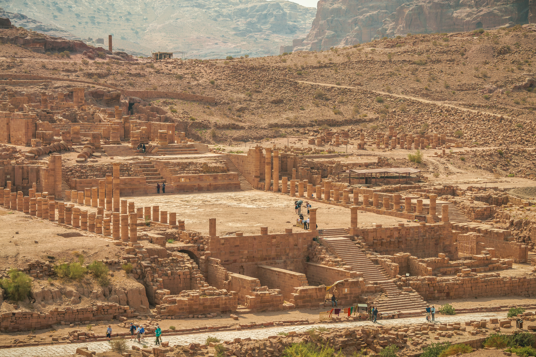 Petra is an archaeological site in Jordan