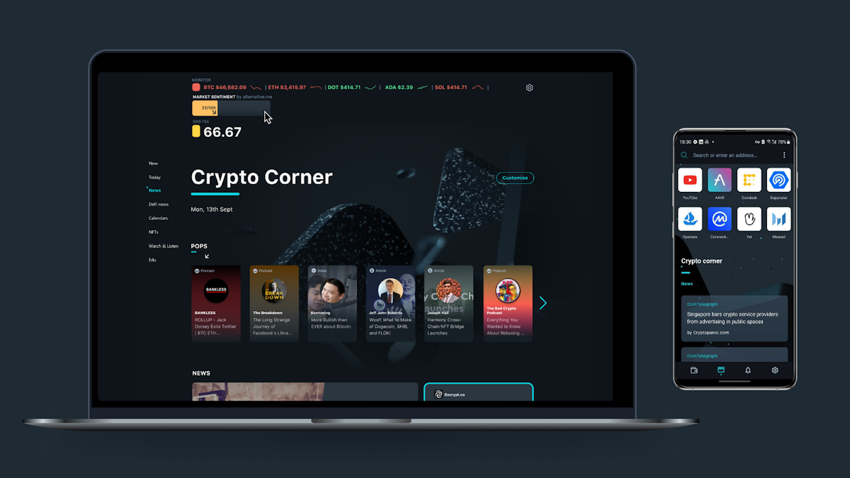 Opera launches new crypto browser — it has a built-in crypto wallet, easy access to NFT platforms, and more