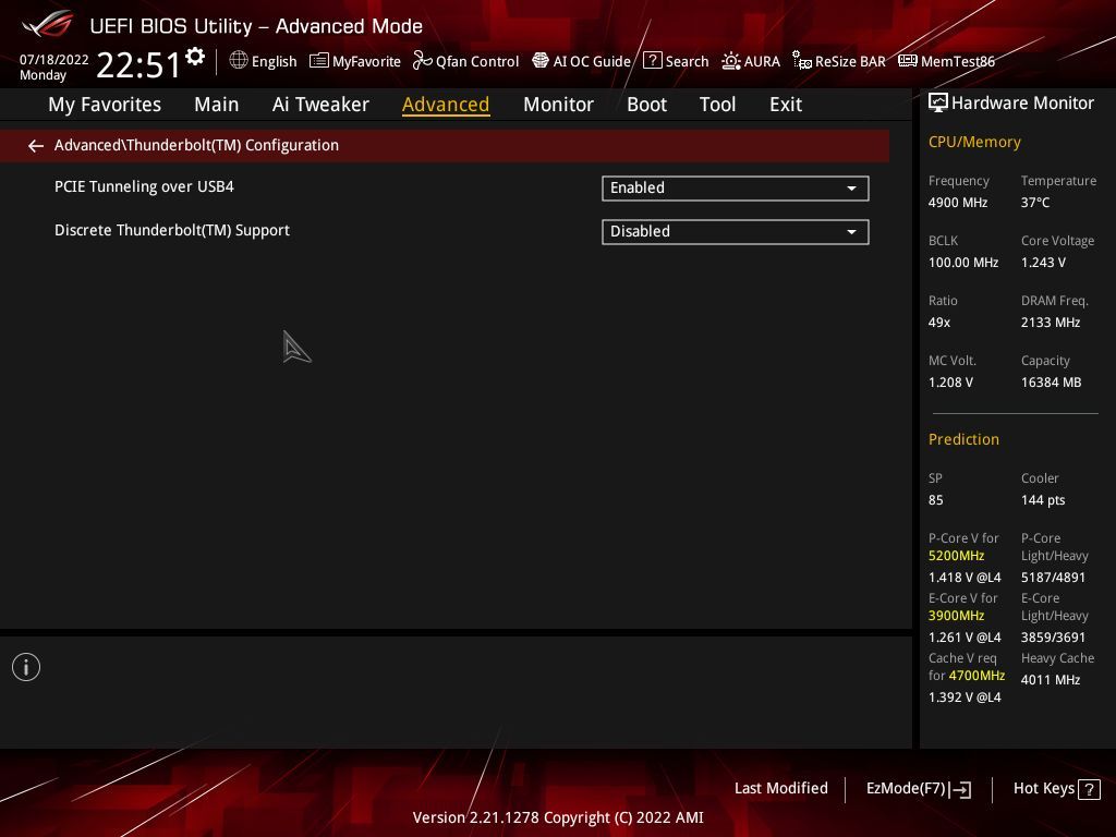 Asus ROG Strix Z690-A Gaming WIFI D4