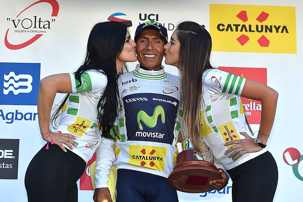 Nairo Quintana took over the race lead during stage 4 at Volta a Catalunya