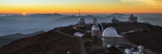Sunset Over La Silla Observatory